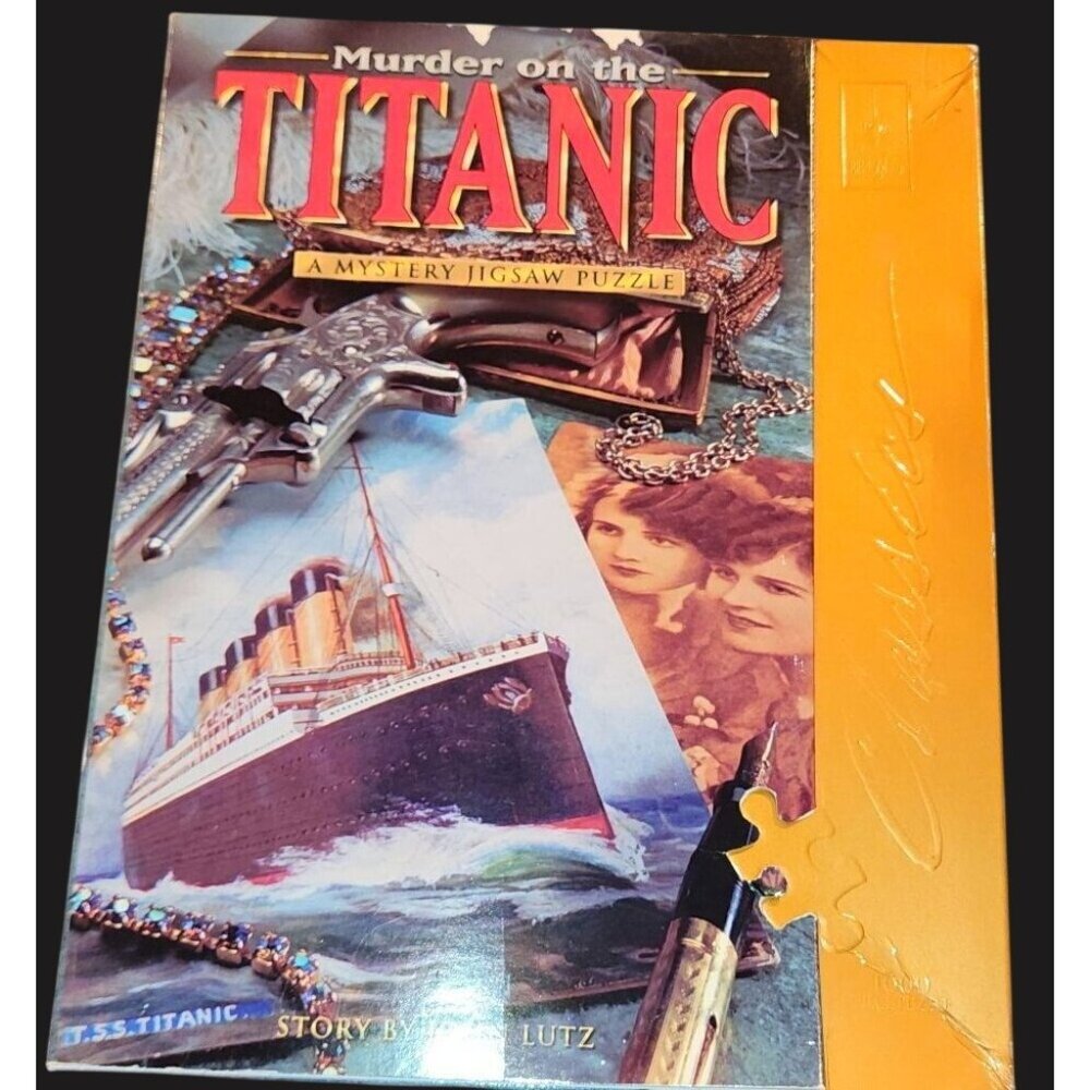 Murder On The Titanic A Mystery Jigsaw Puzzle 1000 Pieces BePuzzled New Sealed•4